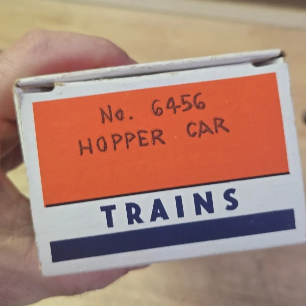 Lionel 6456 Lehigh Valley 25000 Maroon Hopper Car Postwar O Gauge w WOT box